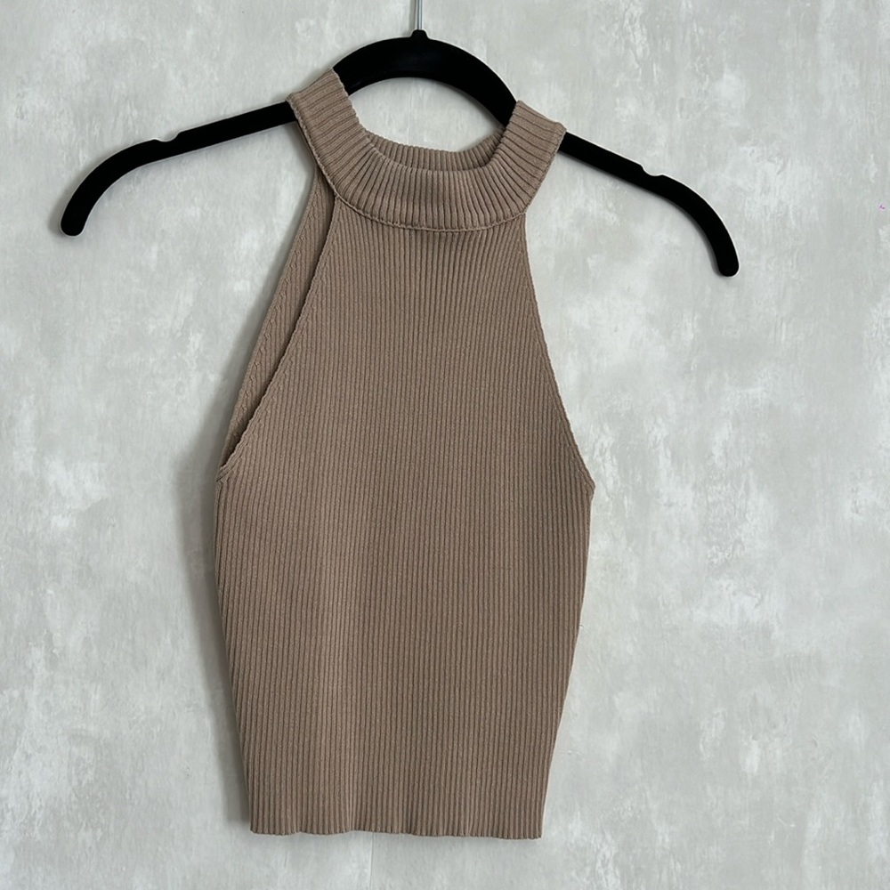 Halter knit top